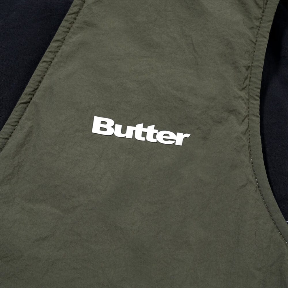 Butter Goods Reversible Vest Black Army - 50-50 Skate Shop