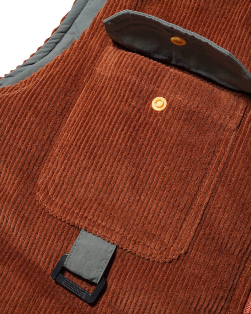 Butter Goods x Smurf Forage Corduroy Vest Rust - 50-50 Skate Shop