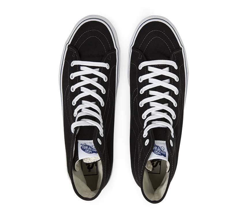 Vans Sk8 Hi Decon (Canvas) Black True White - 50-50 Skate Shop