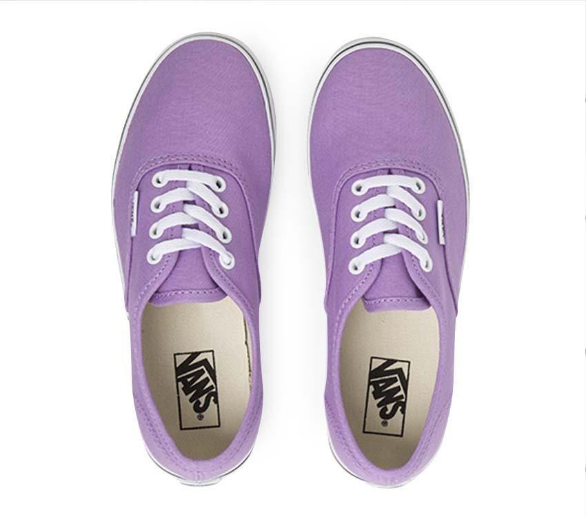 Vans Kids Authentic Lo Pro African Violet True White - 50-50 Skate Shop