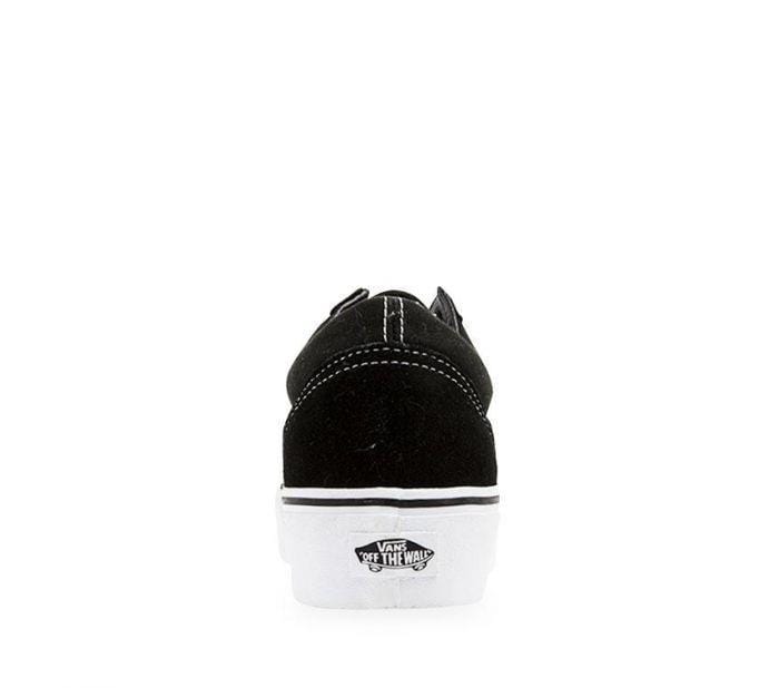 Vans Womens Old Skool Platform Black White - 50-50 Skate Shop
