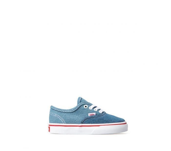 Vans Toddler Authentic Denim 2 Tone Blue True White - 50-50 Skate Shop