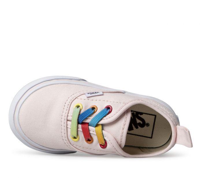 Vans Toddler Authentic Elastic Lace Rainbow Shine Heavenly Pink True White - 50-50 Skate Shop