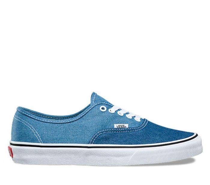 Vans Authentic (Denim 2-Tone) Blue True White - 50-50 Skate Shop