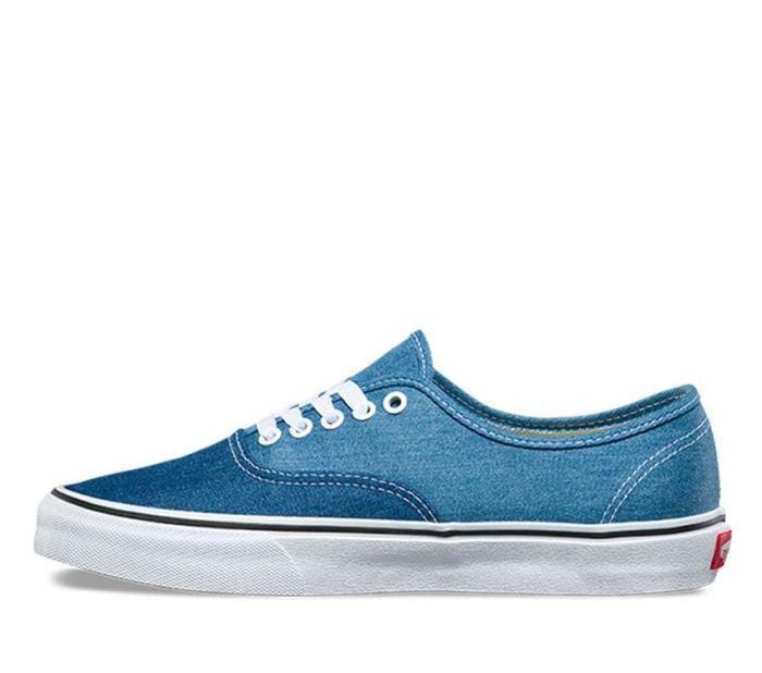 Vans Authentic (Denim 2-Tone) Blue True White - 50-50 Skate Shop