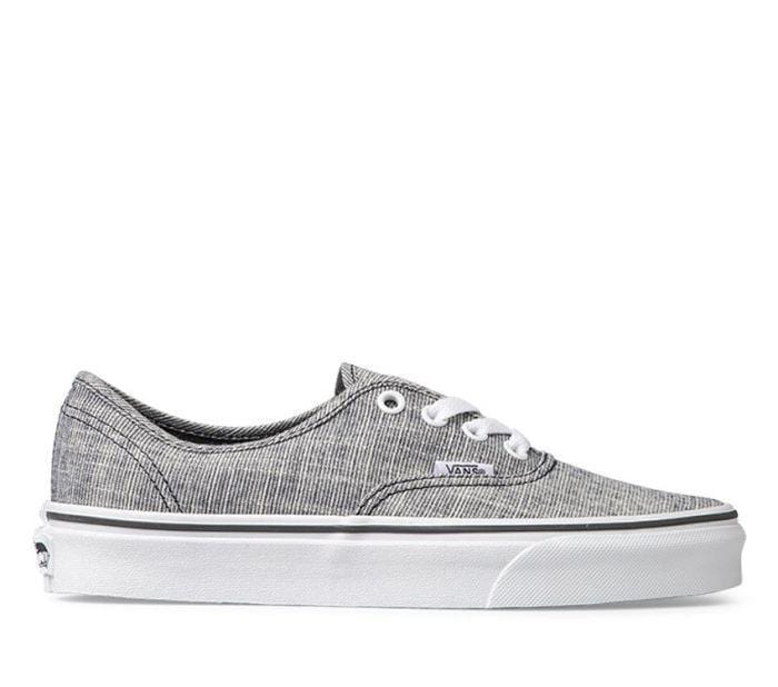 Vans UA Authentic (Chambray) Ebony True White - 50-50 Skate Shop