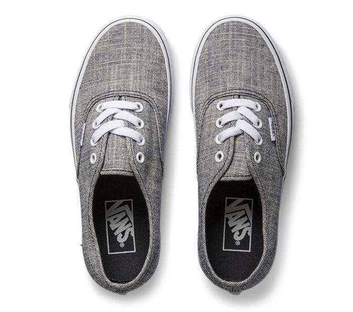 Vans UA Authentic (Chambray) Ebony True White - 50-50 Skate Shop