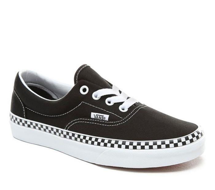 Vans Era (Check Foxing) Black True White - 50-50 Skate Shop