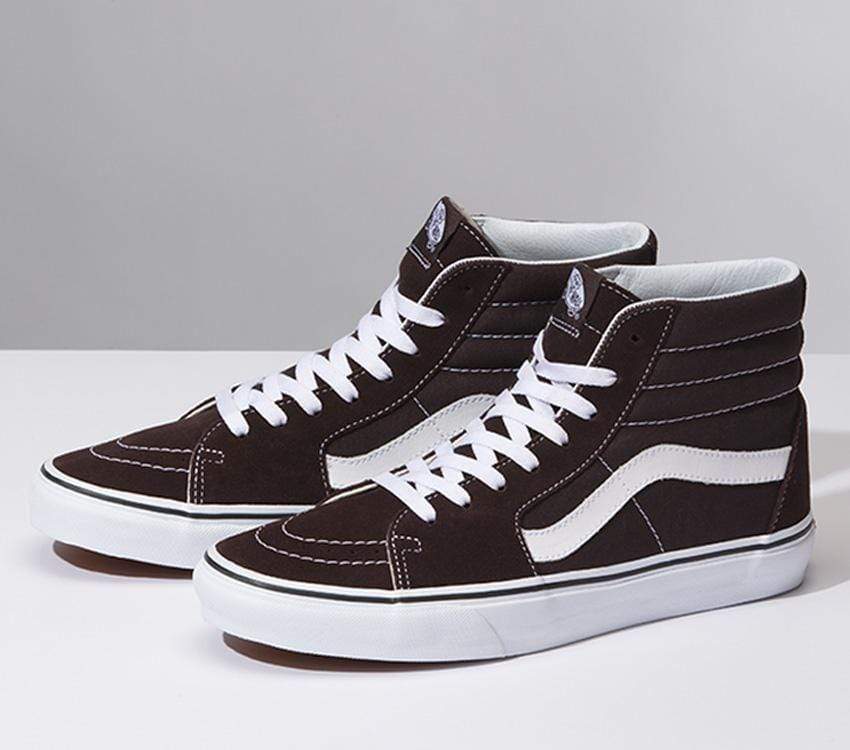 Vans Sk8 Hi Chocolate Torte True White - 50-50 Skate Shop