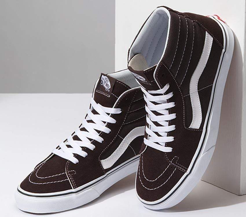 Vans Sk8 Hi Chocolate Torte True White - 50-50 Skate Shop