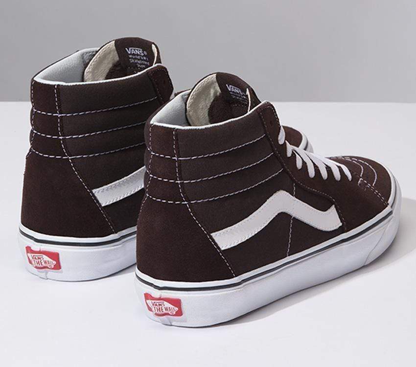 Vans Sk8 Hi Chocolate Torte True White - 50-50 Skate Shop