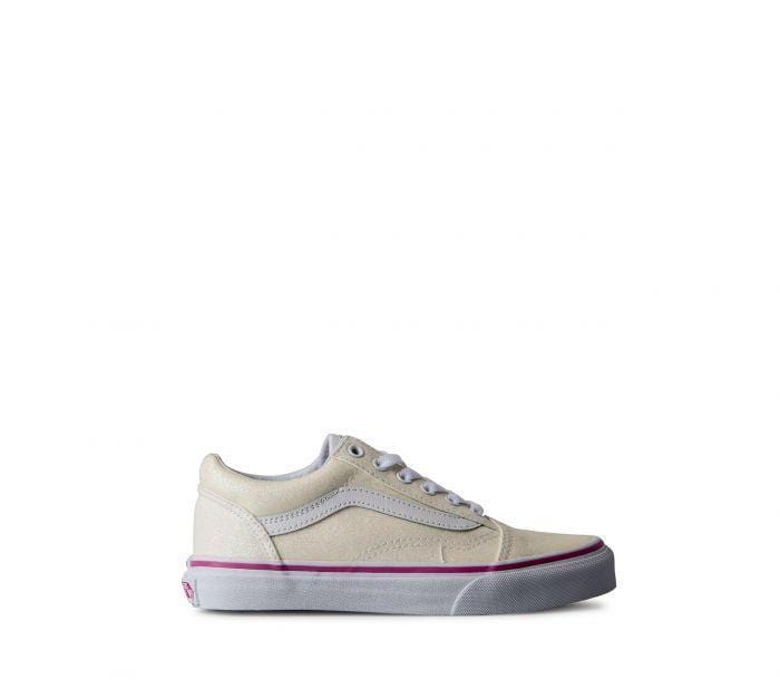Vans Kids Old Skool (Glitter) Rainbow White - 50-50 Skate Shop