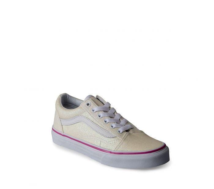 Vans Kids Old Skool (Glitter) Rainbow White - 50-50 Skate Shop