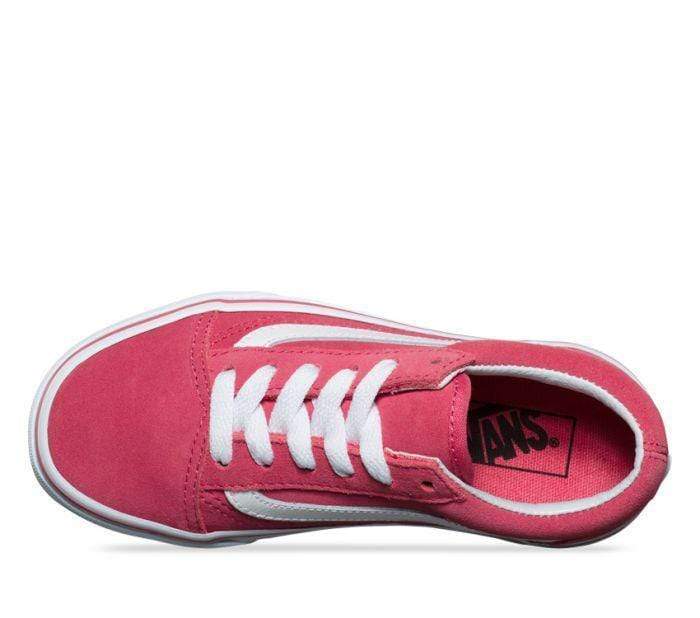 Vans Kids Old Skool (Suede) Desert Rose True White - 50-50 Skate Shop