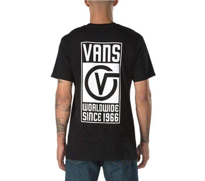 Vans Worldwide Tee Black - 50-50 Skate Shop
