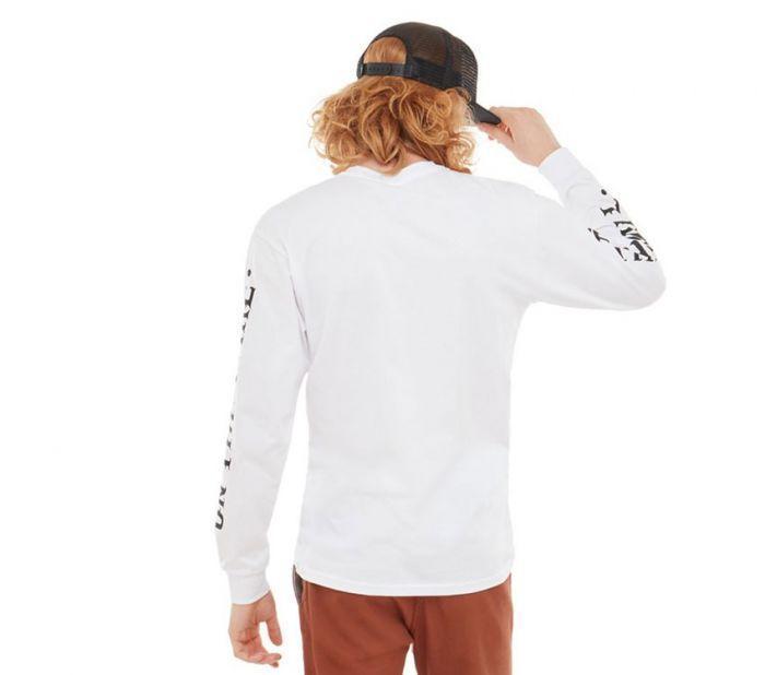 Vans x Anti Hero On The Wire Long Sleeve Shirt White - 50-50 Skate Shop