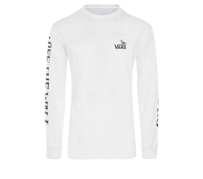 Vans x Anti Hero On The Wire Long Sleeve Shirt White - 50-50 Skate Shop
