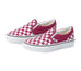 Vans Kids Classic Slip On (Checkerboard) Cerise True White - 50-50 Skate Shop