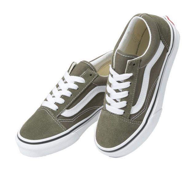 Vans Kids Old Skool Grape Leaf True White - 50-50 Skate Shop