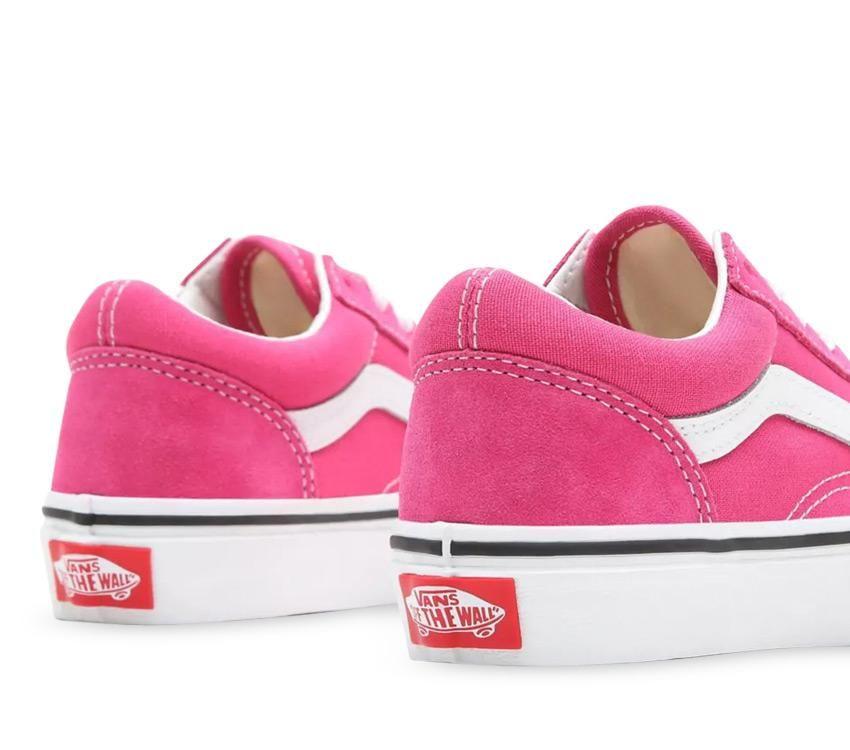 Vans Kids Old Skool Fuchsia Purple True White - 50-50 Skate Shop