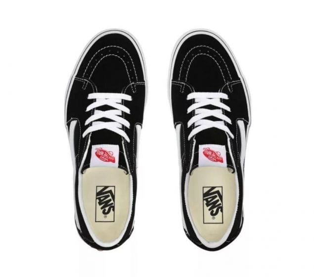 Vans Sk8 Low Black True White - 50-50 Skate Shop