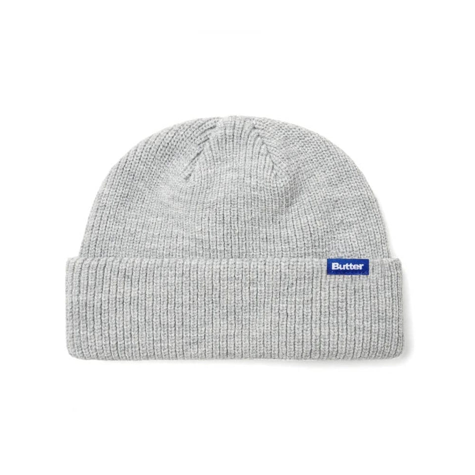 Butter Goods Wharfie Beanie Ash Grey OSFA - New - 50-50 Skate Shop