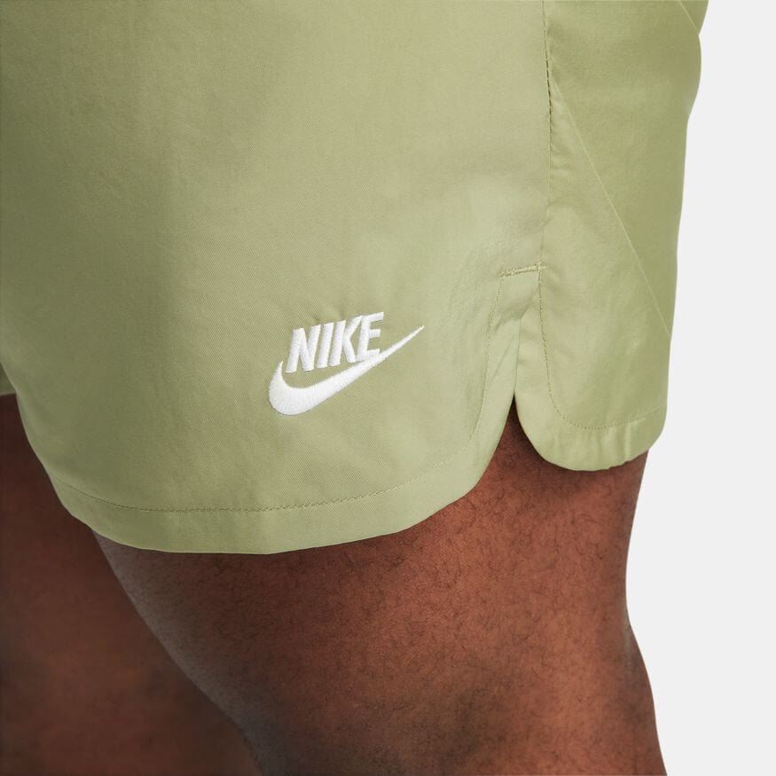 Nike Mens Woven Lined Flow Shorts Alligator White - 50-50 Skate Shop