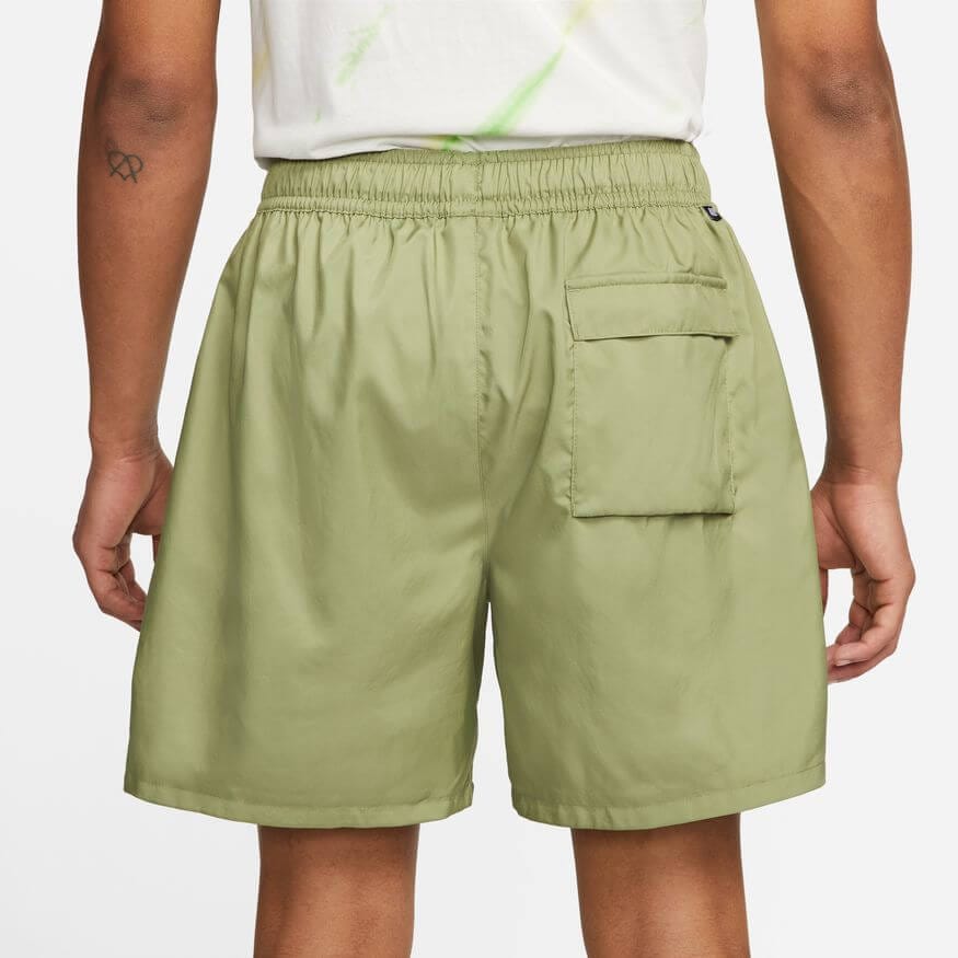 Nike Mens Woven Lined Flow Shorts Alligator White - 50-50 Skate Shop