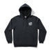 Santa Cruz Keyline Sherpa Zip Hoodie OD Black - 50-50 Skate Shop