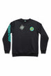 Santa Cruz Hand Wave Crewneck Acid Black - 50-50 Skate Shop