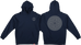 Spitfire Skate Sweater Hoodie Classic Swirl Navy Silver - 50-50 Skate Shop