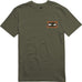 Emerica X Toy Machine Eye Tee Olive - 50-50 Skate Shop