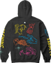 Emerica X Toy Machine Cluster Hoodie Black - 50-50 Skate Shop