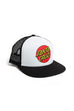Santa Cruz Classic Dot Trucker Cap Black/White - 50-50 Skate Shop