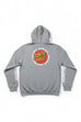 Santa Cruz Ringed Dot Pop Hoodie Grey Heather - 50-50 Skate Shop