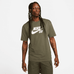 Nike SB Men's Logo Skate T-Shirt Medium Olive - 50-50 Skate Shop