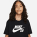 Nike SB Youth Big Kids T-Shirt Black White - 50-50 Skate Shop