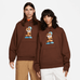 Nike SB Fleece Skate Pullover Hoodie Brown - 50-50 Skate Shop