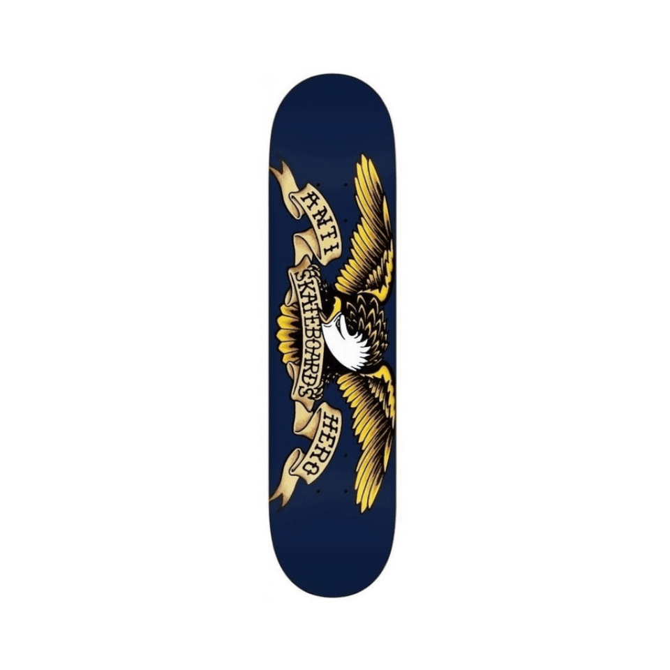 Anti Hero Skateboard Deck Classic Eagle 8.5" x 31.8" Blue 14.25" WB - 50-50 Skate Shop