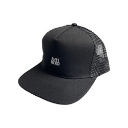 Antihero Skate Cap Trucker Blackhero Emblem Black Black - 50-50 Skate Shop