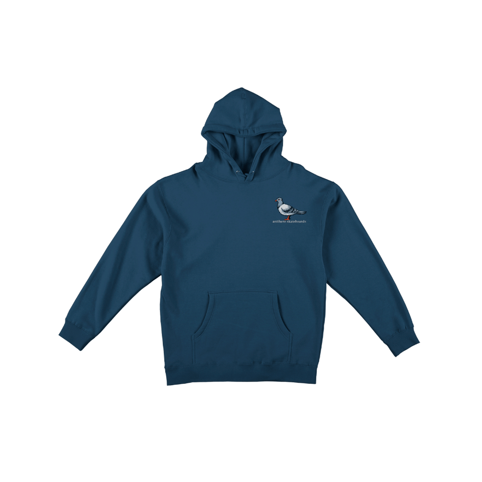 Antihero Skate Sweater Hoodie LIL Pigeon Slate Blue - 50-50 Skate Shop