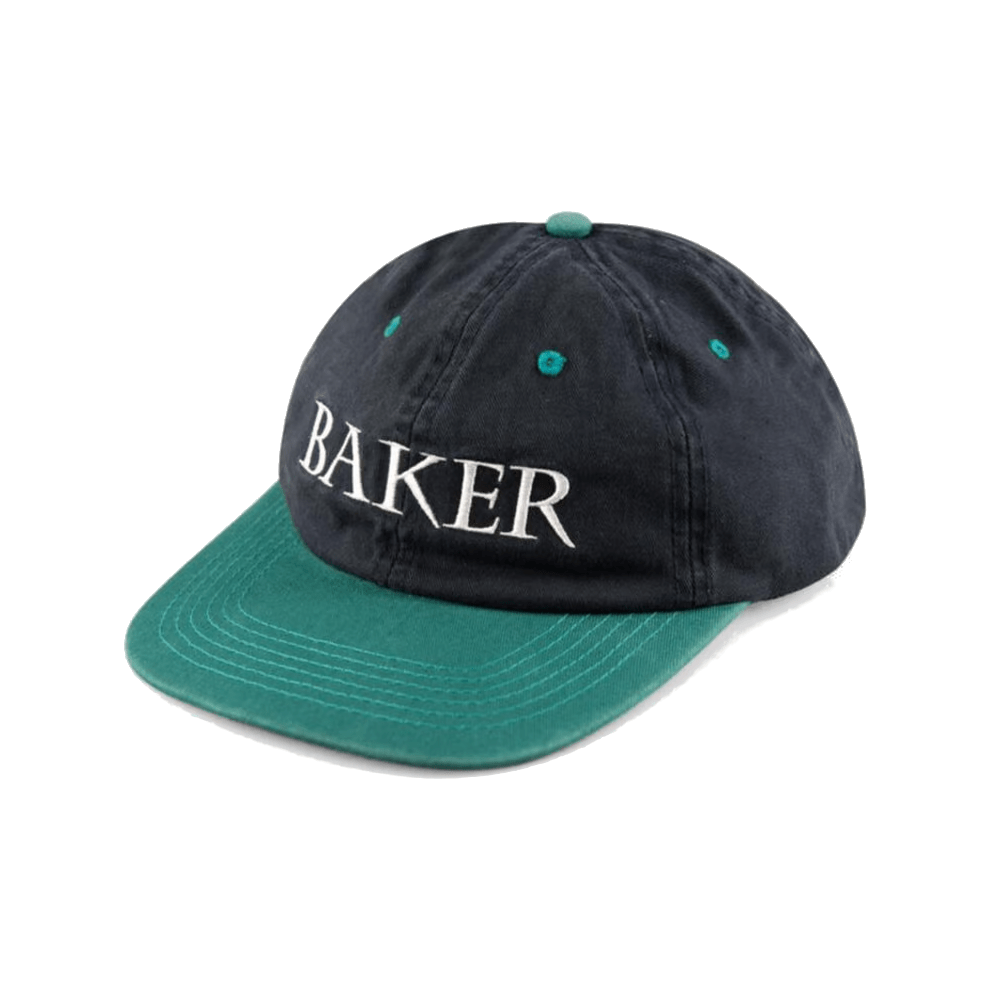 Baker Skate Rye Snapback Navy Green - 50-50 Skate Shop
