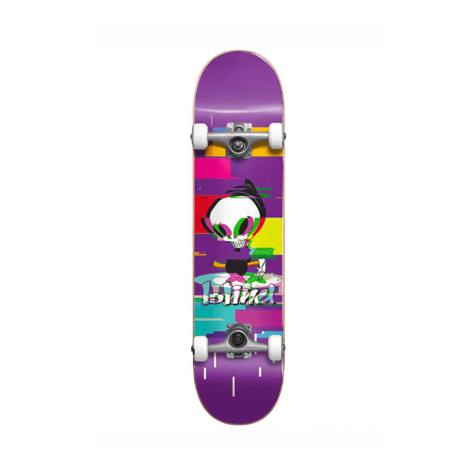 Blind Skateboard Complete Reaper Glitch 7.75" x 31.25" Purple 13.75" WB - 50-50 Skate Shop