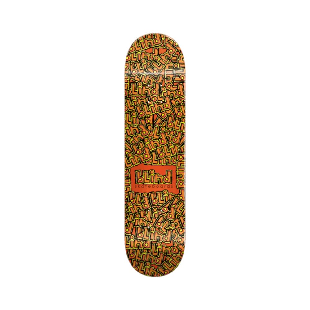 Blind Skateboard Deck OG Stand Out RHM 8.25" x 32.1" Red Orange 14.25" WB