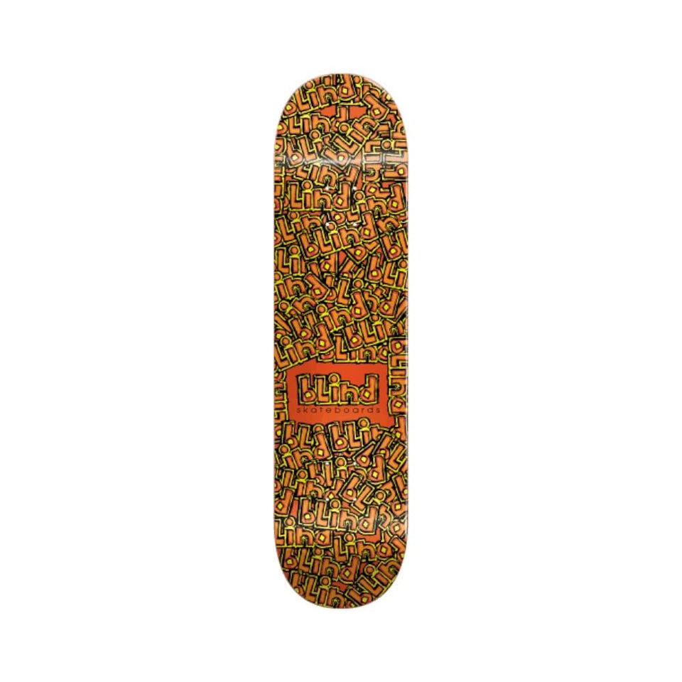 Blind Skateboard Deck OG Stand Out RHM 8.25" x 32.1" Red Orange 14.25" WB