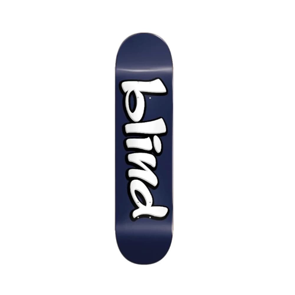 Blind Skateboard Deck Vintage Blind Logo RHM 8.0" x 31.5" Navy 14.1" WB
