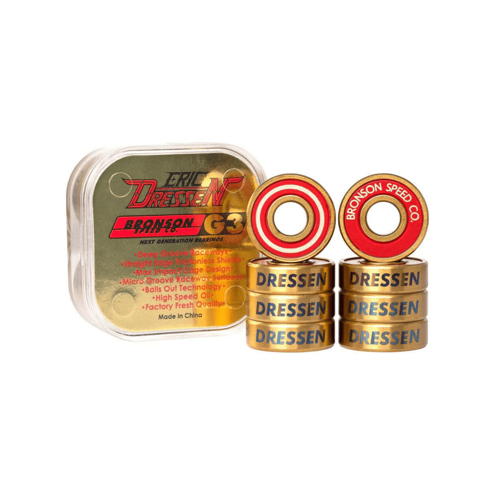 Bronson Skate G3 Eric Dressen Pro Bearings (Set of 8)