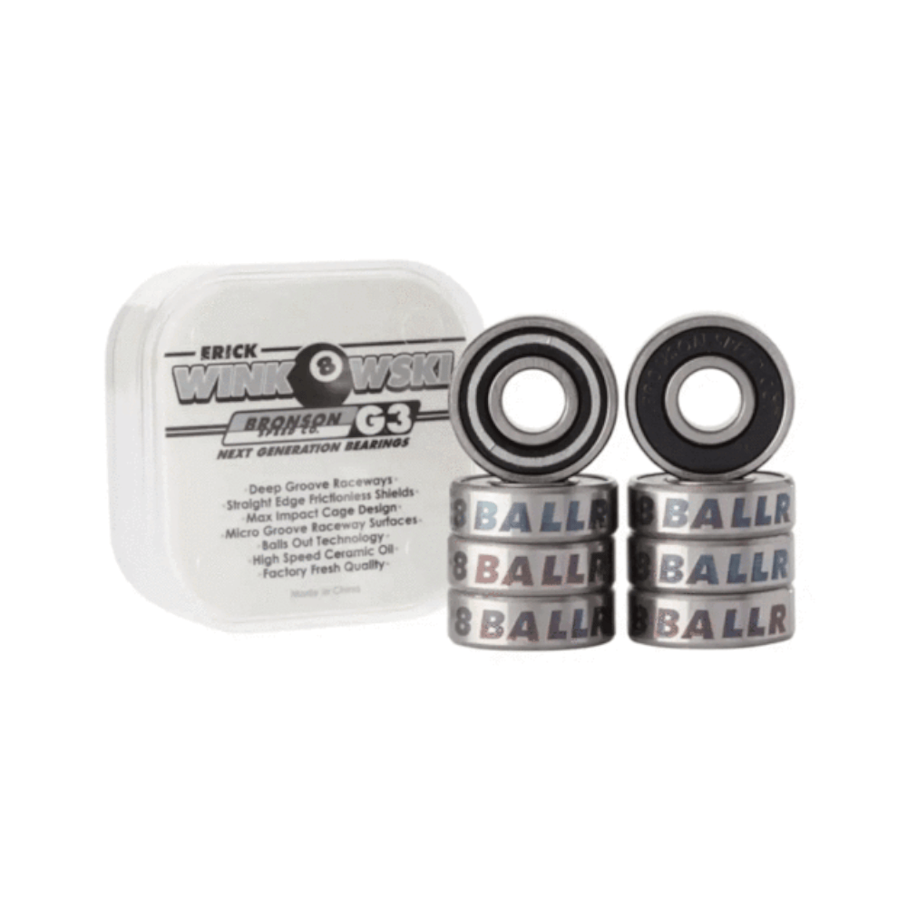 Bronson Skate G3 Erick Winkowski Pro Bearings (Set of 8)