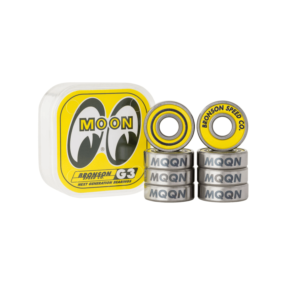 Bronson Skate G3 Mooneyes Pro Bearings (Set of 8)