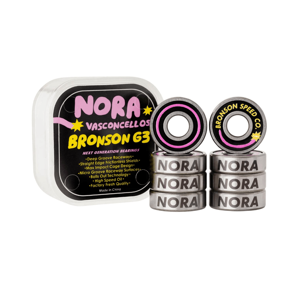 Bronson Skate G3 Nora Vasconcellos Pro Bearings (Set of 8)